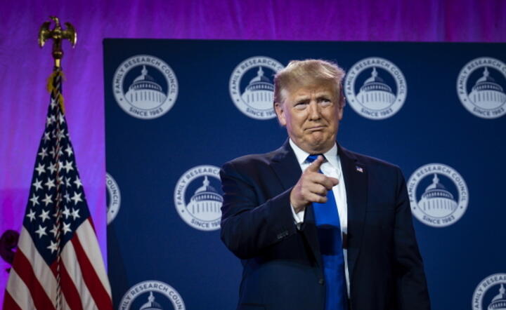 Prezydent USA Donald Trump / autor: PAP/ EPA/PETE MAROVICH 