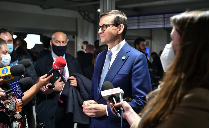 Premier Mateusz Morawiecki w Glasgow / autor: PAP/Andrzej Lange