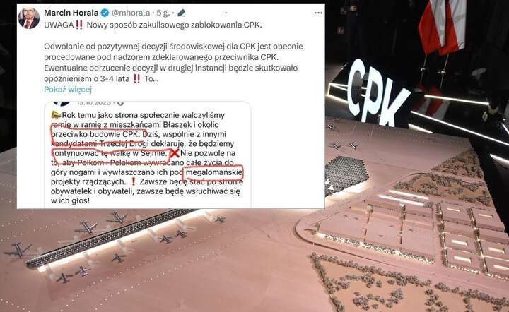 Wizualizacja lotniskowej części CPK / autor: Fratria / LK / @mhorala