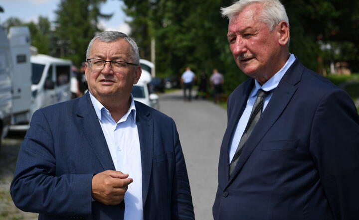 Andrzej Adamczyk i Adam Pawluś / autor: PAP