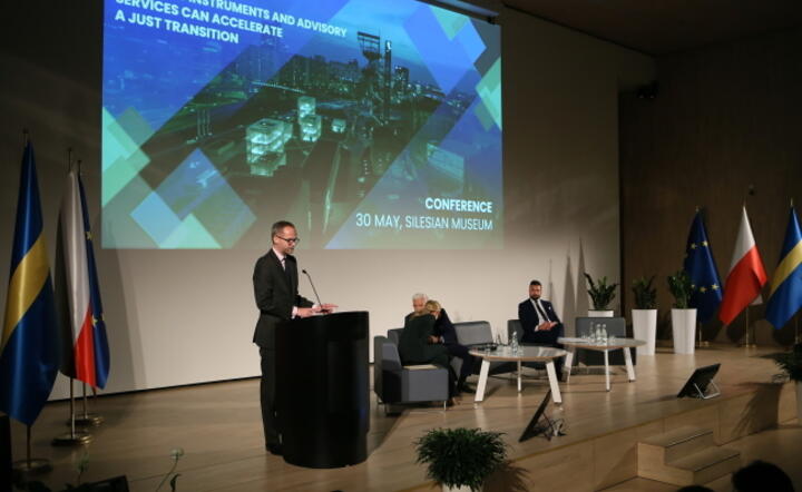 Katowice konferencja nt. sprawiedliwej transformacji / autor: PAP/Zbigniew Meissner