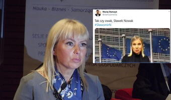 Super Europejczyk N i kropka. A tak Bieńkowska chwaliła