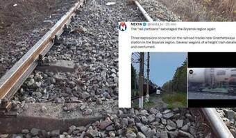 Sabotaże na kolei utrudniają transport rosyjskich wojsk