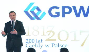 Prezydent: „Giełda to ogromny potencjał, który trzeba rozwijać”
