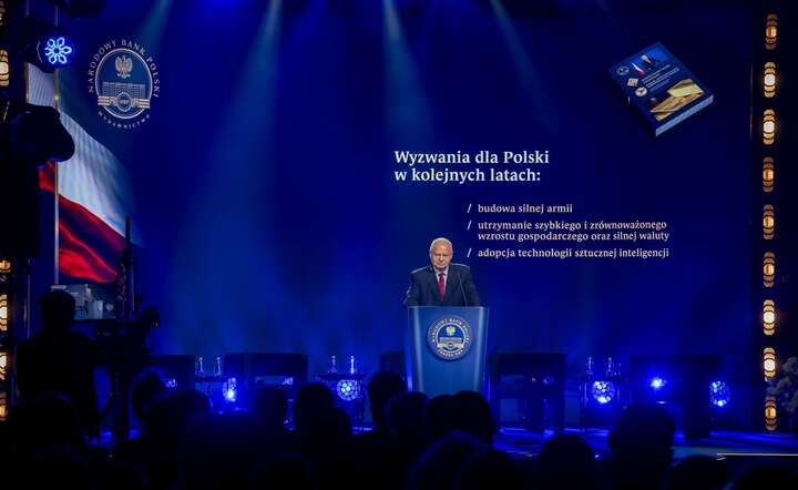 Prezes NBP prof. Adam Glapiński na konferencji w NBP / autor: materiały prasowe NBP