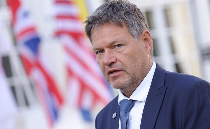 minister gospodarki Niemiec Robert Habeck / autor: fotoserwis PAP