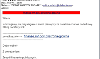 Oszuści podszywają się pod Ministerstwo Finansów