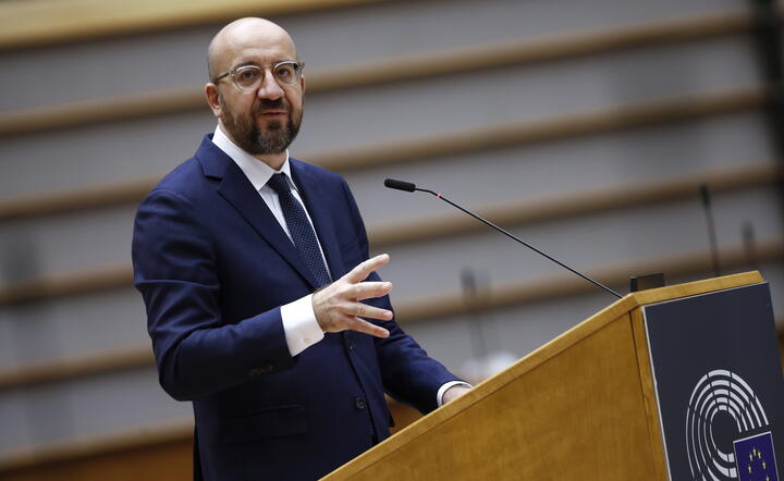 przewodniczący Rady Europejskiej Charles Michel / autor: fotoserwis PAP