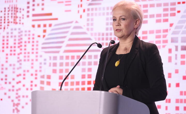 Beata Daszyńska-Muzyczka, prezes BGK  / autor: PAP/Rafał Guz