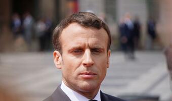 Macron twardo o Rosji: Mówi o zbrodniach wojennych