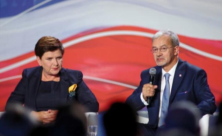 Beata Szydło i Jerzy Kwieciński / autor: PAP/Łukasz Gągulski