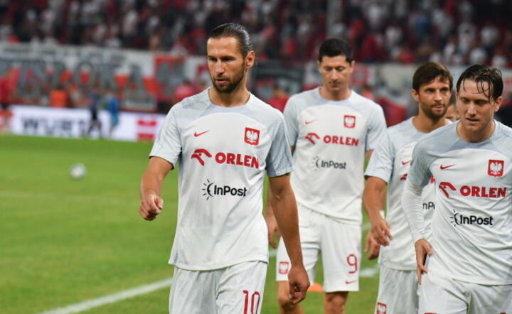 iłkarze reprezentacji Polski Grzegorz Krychowiak (L) i Piotr Zieliński (P) - mecz eliminacyjny piłkarskich mistrzostw Europy z Albanią w Tiranie. / autor: PAP/Andrzej Lange