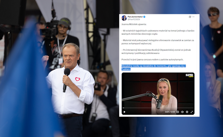 Tak KO blokuje media. Wstrzymano materiał do emisji