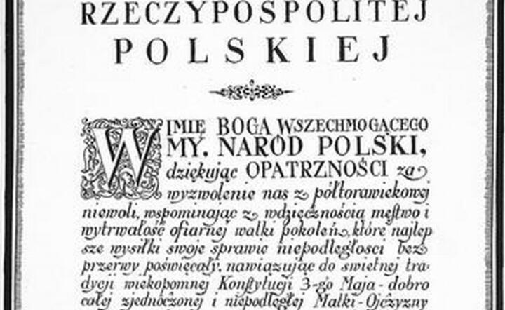 100 lat Konstytucji Marcowej / autor: Materiały prasowe