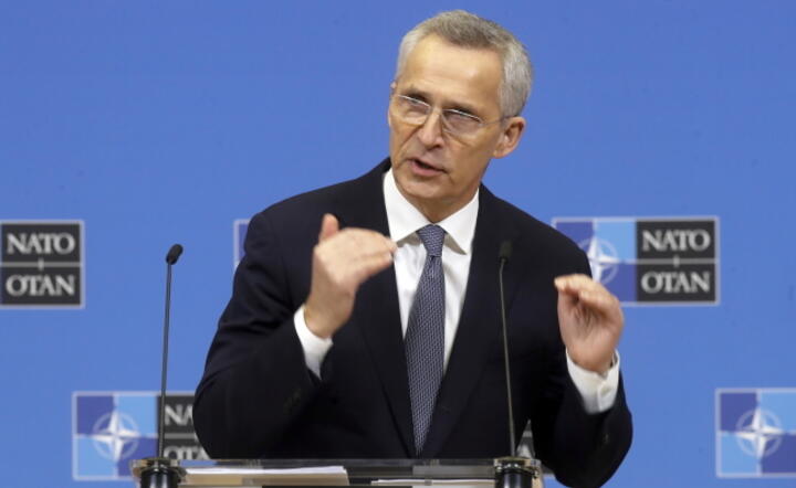 Sekretarz generalny NATO Jens Stoltenberg, 13 lutego. / autor:  EPA/OLIVIER HOSLET Dostawca: PAP/EPA.