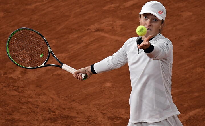Iga Świątek podczas French Open