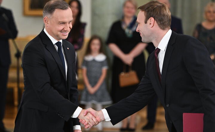 Marcin Mastalerek, Andrzej Duda / autor: PAP/Radek Pietruszka
