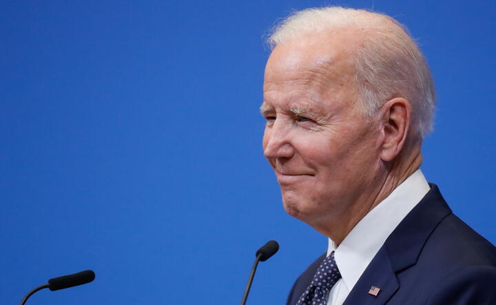 Prezydent USA Joe Biden / autor: PAP/EPA/STEPHANIE LECOCQ