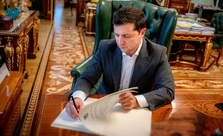 Prezydent Ukrainy Wołodymyr Zełenski / autor: Twitter/ZelenskyyUa