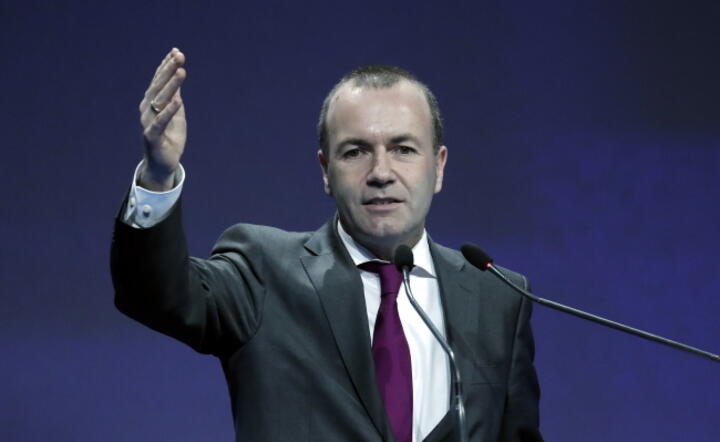 Szef frakcji EPL w Parlamencie Europejskim Manfred Weber / autor: PAP/EPA/ROBERT GHEMENT
