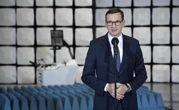 premier Morawiecki podczas odwiedzin na Politechnice Wrocławskiej / autor: fotoserwis PAP