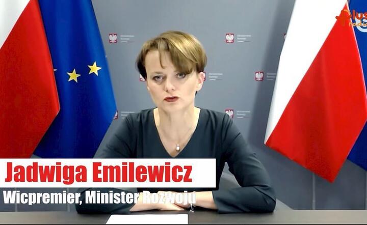 Jadwiga Emilewicz w Radiu Plus  / autor: Radio Plus/zdjęcie przesłane 