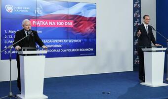 Piątka Kaczyńskiego na pierwsze 100 dni nowego rządu