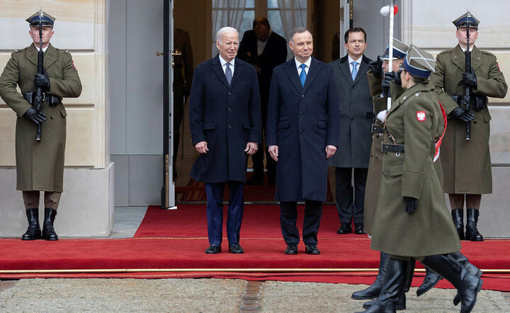 Prezydenci Duda i Joe Biden / autor: Fratria