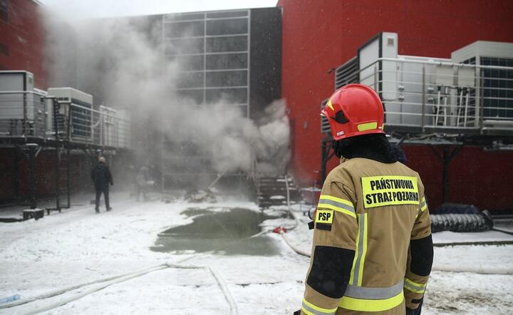pożar archuwum UM w Krakowie / autor: TVP Info