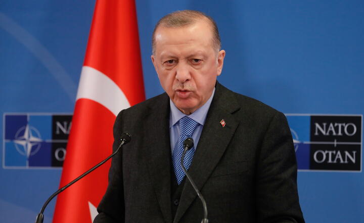 Prezydent Turcji Recep Tayyip Erdogan / autor: PAP/EPA/STEPHANIE LECOCQ