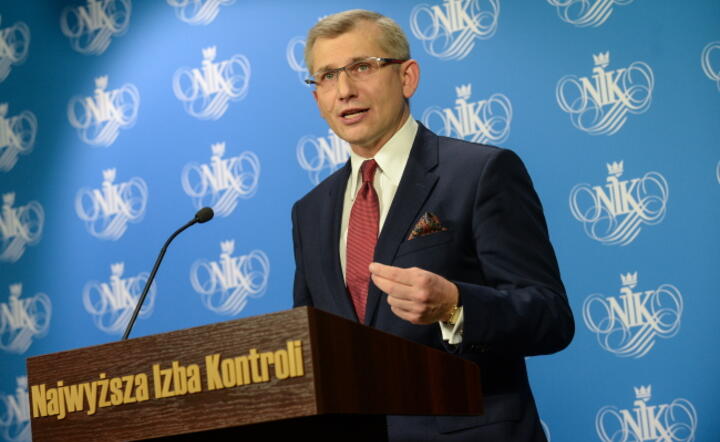 Prezes NIK Krzysztof Kwiatkowski na konferencji ws. raportu Izby o prywatyzacji, fot. PAP/Marcin Obara