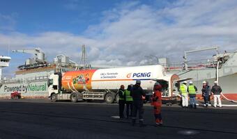 Pierwsze tankowanie statków paliwem LNG