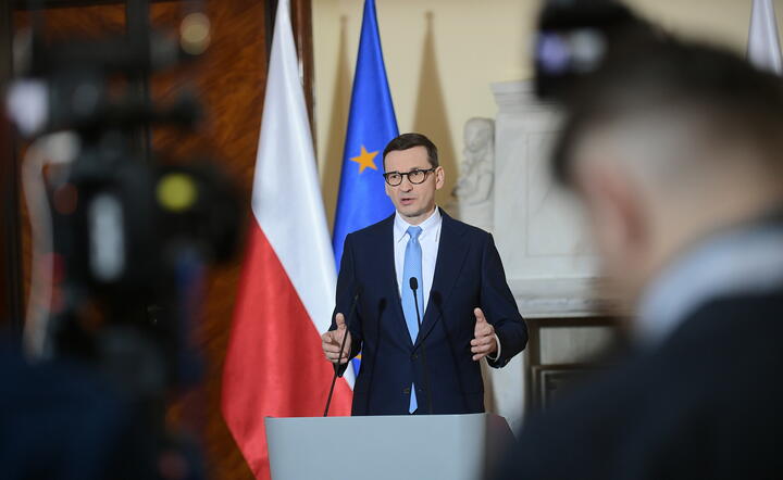 Konferencja Mateusza Morawieckiego / autor: PAP