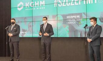 Premier ogłosił w KGHM nowe zasady szczepień