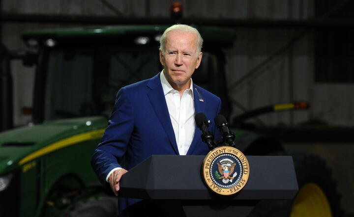 Joe Biden / autor: PAP/EPA/STEVE POPE