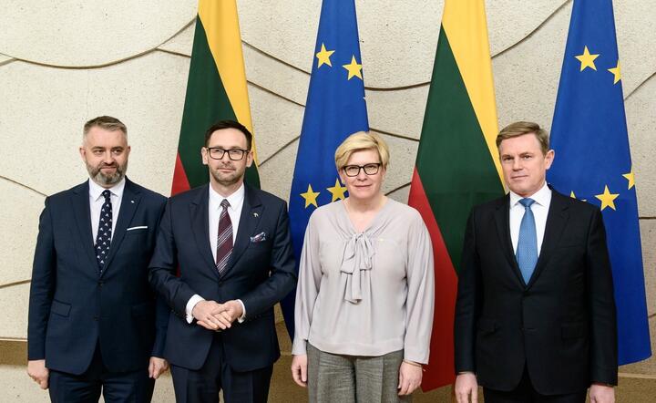 Obajtek podczas spotkania z Premier Litwy / autor: Twitter/Daniel Obajtek