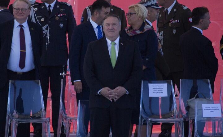 Mike Pompeo w Warszawie / autor: Fratria