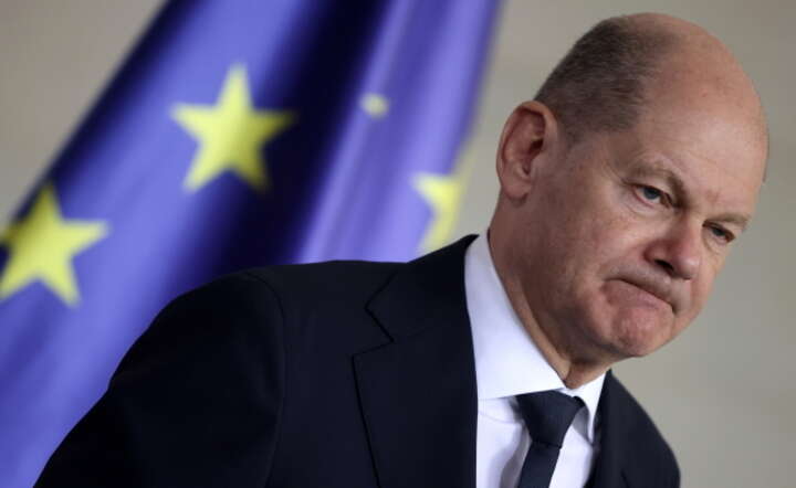 Kanclerz Niemiec Olaf Scholz / autor: PAP/EPA/CLEMENS BILAN