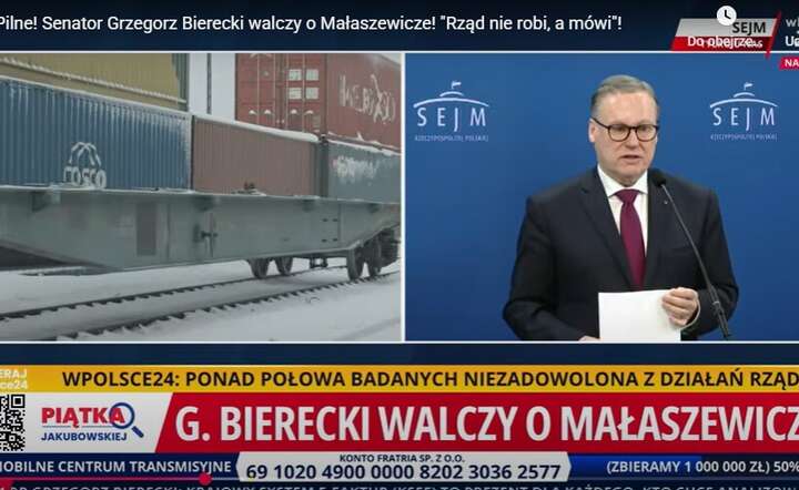 Screen Telewizja wPolsce24 / autor: Fratria