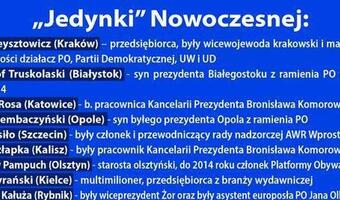 Kim są naprawdę ludzie Ryszarda Petru? To przemalowani ludzie PO ZOBACZ GRAFIKĘ