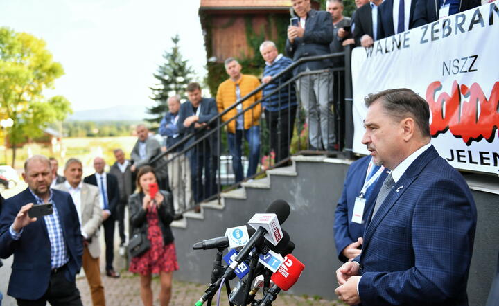 Piotr Duda w Mysłakowicach / autor: PAP