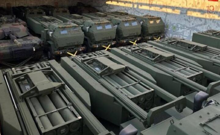 Wyrzutnie HIMARS i czołgi Abrams  / autor: X (d. Twitter)/Mariusz Błaszczak