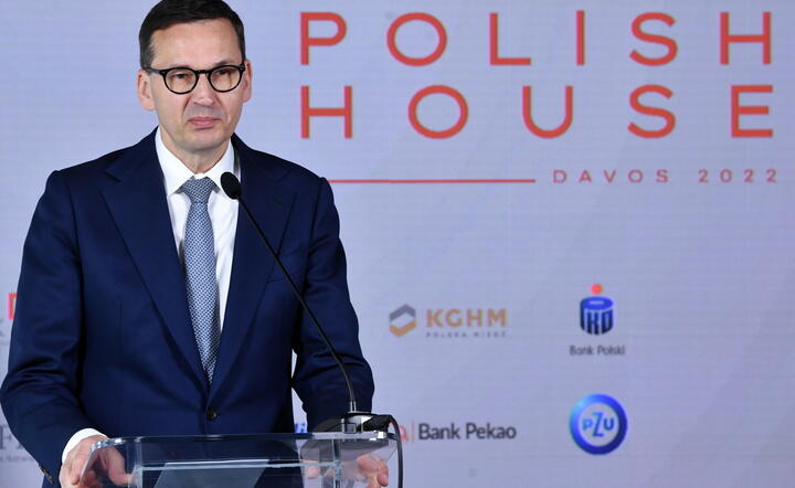 Mateusz Morawiecki w Davos / autor: PAP/EPA