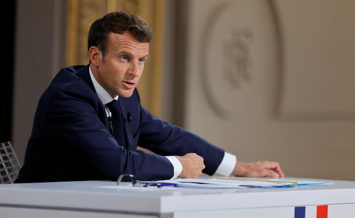 prezydent Francji Emmanuel Macron / autor: fotoserwis PAP