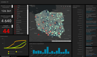 Nowa mapa. Koronawirus na cyfrowej mapie Polski