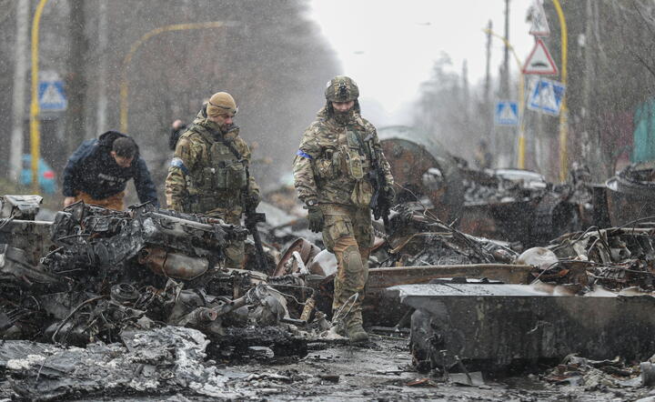 Wojna na Ukrainie / autor: PAP/EPA/