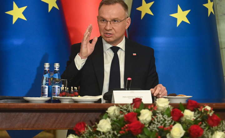 Prezydent RP Andrzej Duda podczas pierwszego posiedzenia Rady do spraw Strategicznych Projektów Rozwojowych / autor: PAP/Piotr Nowak