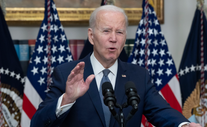 prezydent USA Joe Biden / autor: PAP/EPA/Chris Kleponis / POOL