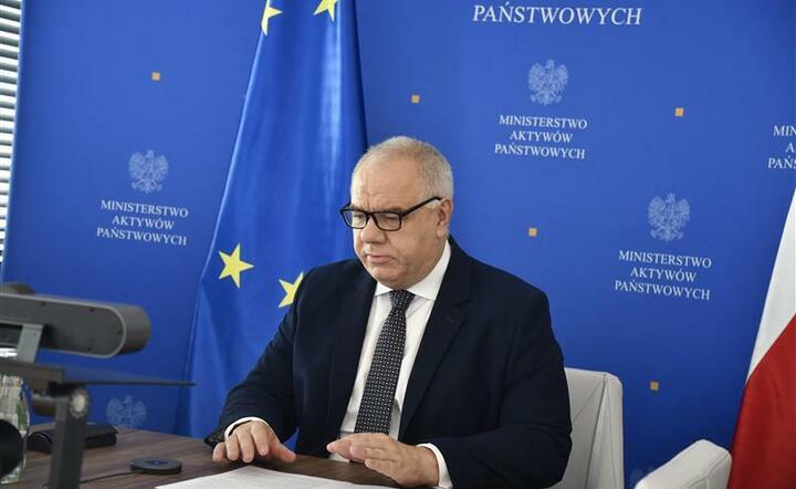 Wicepremier Jacek Sasin w czasie konferencji Śląsk iŁad / autor: twitter.com/MAPGOVPL