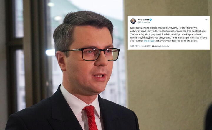 Rzecznik rządu Piotr Müller / autor: Fratria